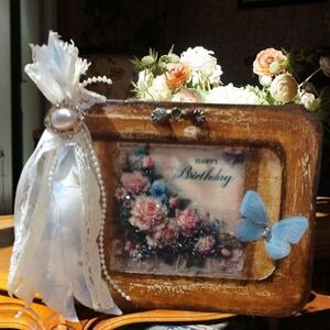 Rustic Framed Happy Birthday